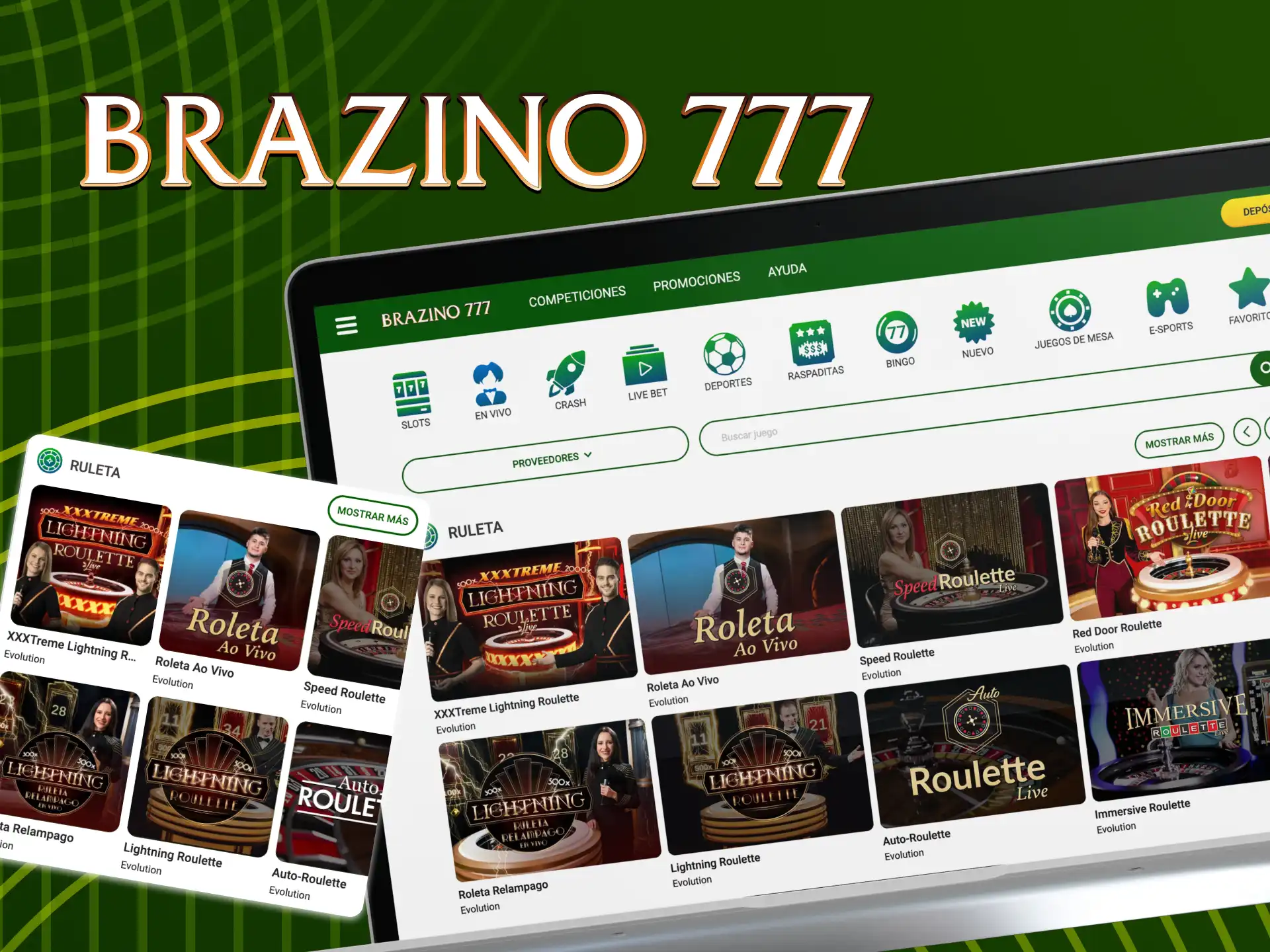 El casino en vivo es muy popular entre los jugadores de Brazino777.