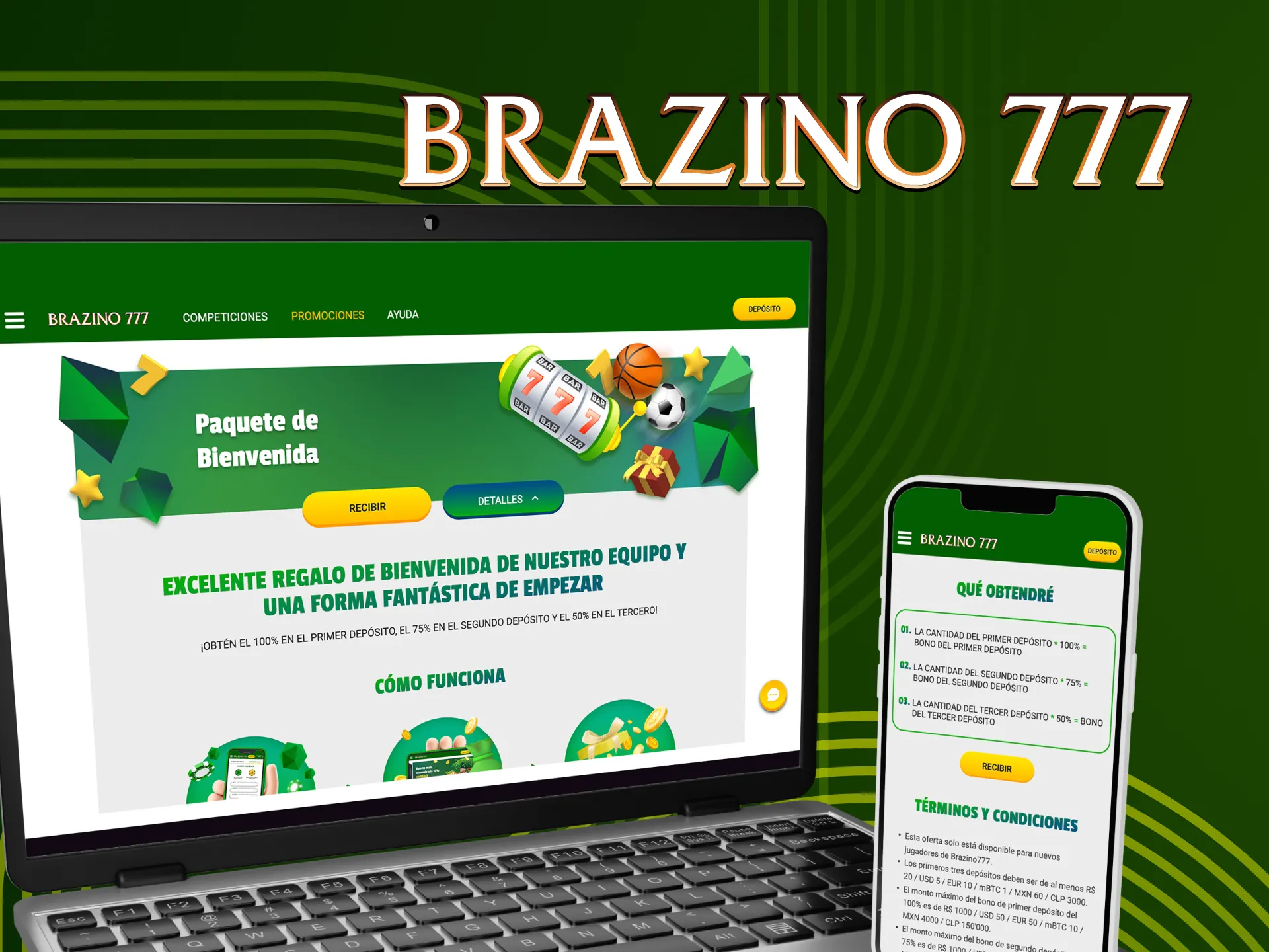 Consigue generosos premios de Brazino777 que podrás utilizar en casino y apuestas deportivas.