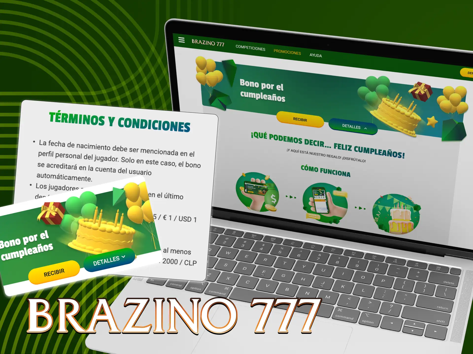 Los cumpleañeros de Brazino777 se llevan una sorpresa, contacta con soporte para conseguirla.